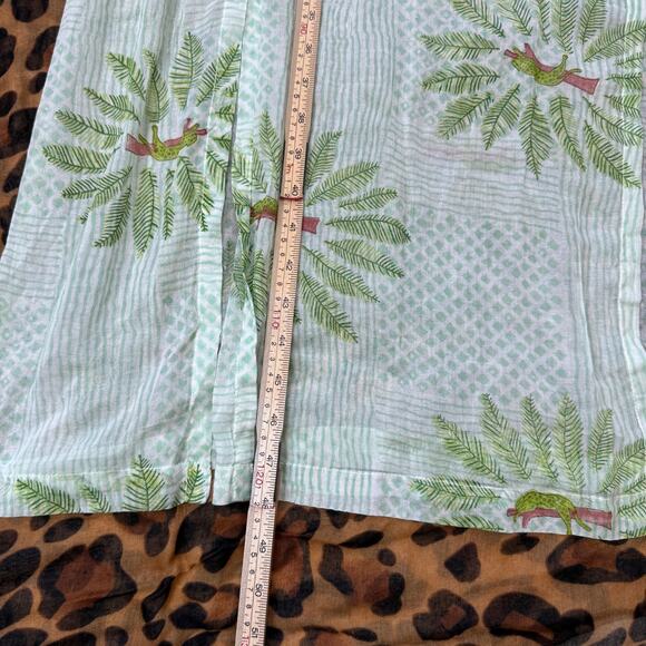 Roller Rabbit Sleepy Leopard Lotella Kurta Tunic Dress Sheer Cover Up NWT | M - Picture 8 of 11